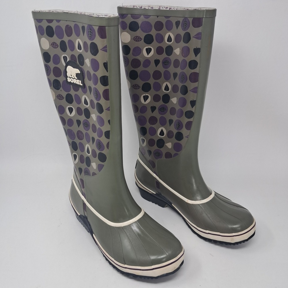 Sorel Sorellington Rain Boots NL1621-255 Rubber Women's size 6